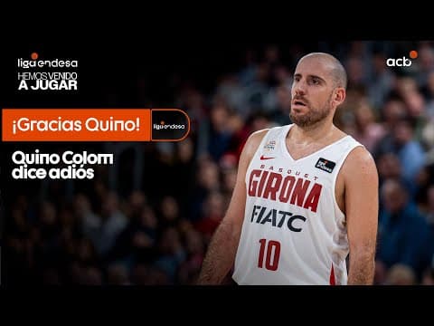 Quino Colom anuncia su retirada 17 temporadas después de su debut