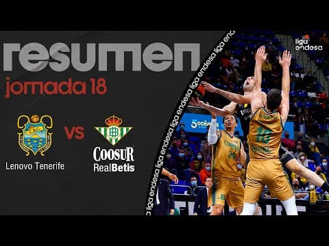 Resumen Lenovo Tenerife 99 - UCAM Murcia 97 (J18)