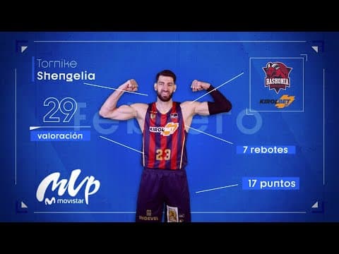 Tornike Shengelia, MVP Movistar de febrero