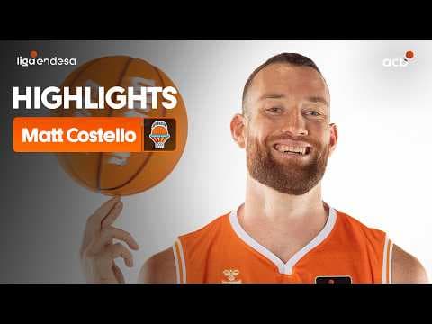 Matt Costello, 20 puntos en la victoria de Valencia Basket