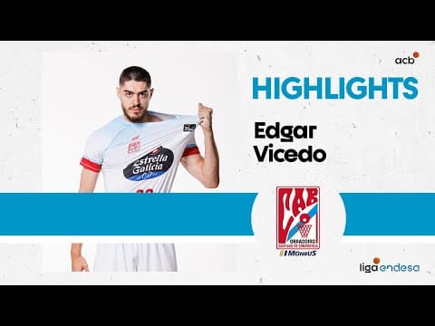 Edgar Vicedo a golpe de triple