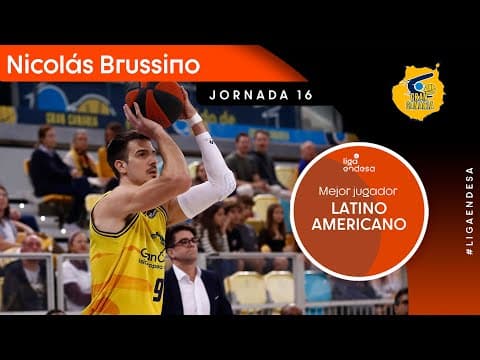 Nico Brussino, Mejor Jugador Latinoamericano de la Jornada 16