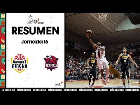 Resumen Bàsquet Girona 85 - Baskonia 93 (J16)