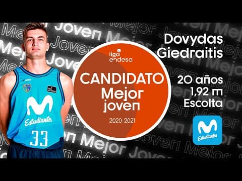 Dovydas Giedraitis, candidato al Mejor Joven