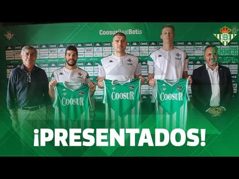 Presentación oficial de Pepe Pozas, Beqa Burjanadze y Vrenz Bleijenbergh