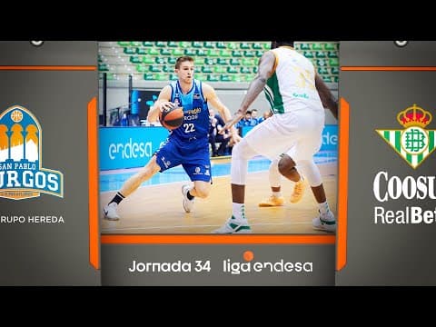 Resumen Hereda San Pablo Burgos 95 - Coosur Real Betis 77 (J34)