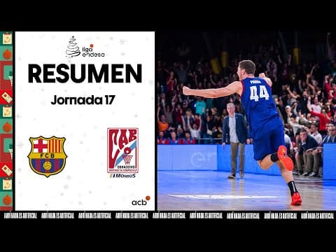 Resumen Barça 92 - Monbus Obradoiro 90 (J17)