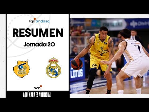 Resumen Dreamland Gran Canaria 100 - Real Madrid 77 (J20)
