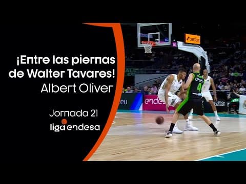Caño y asistencia de Albert Oliver