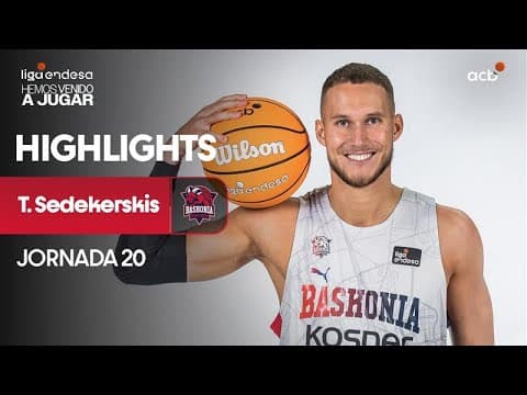 Sedekerskis vuelve enchufado en su segundo partido