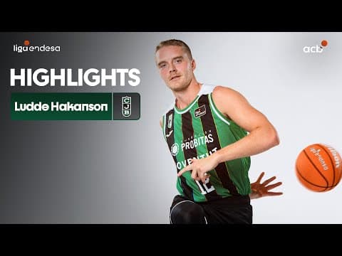 Ludde Hakanson lleva la batuta en la victoria del Joventut