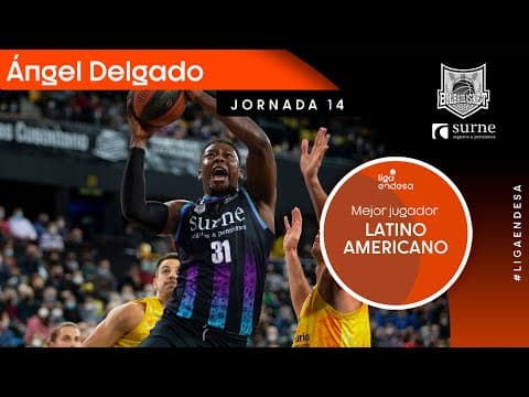 Ángel Delgado, Mejor Jugador Latinoamericano de la Jornada 14