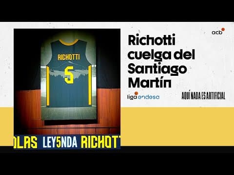 La camiseta de Nico Richotti ya cuelga del Santiago Martín