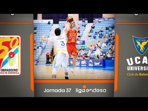 Resumen Monbus Obradoiro 80 - UCAM Murcia 83 (J37)