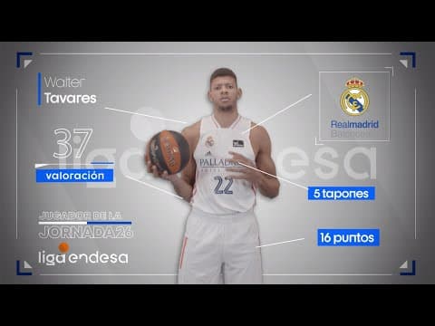 Tavares, Jugador de la Jornada 26