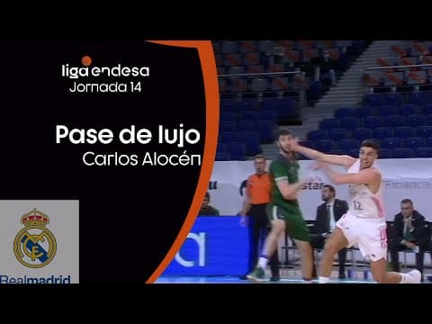 Carlos Alocén y un pase de lujo