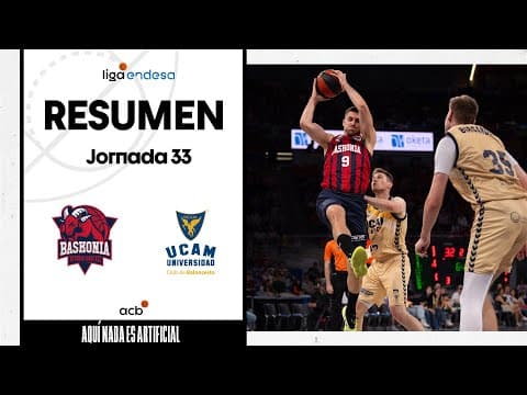 Resumen Baskonia 94 - UCAM Murcia 79 (J33)