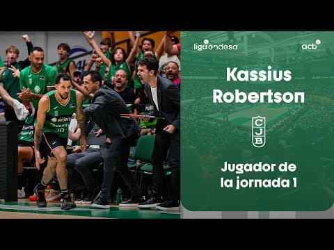 Kassius Robertson, Jugador de la Jornada 1