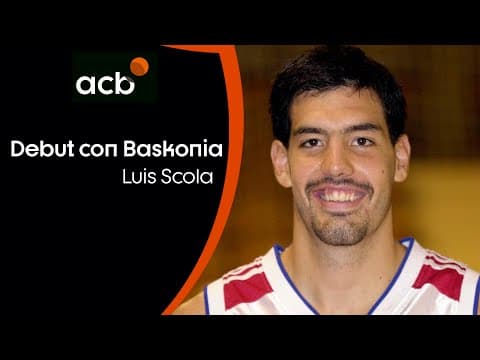 Luis Scola: debut con Baskonia en acb