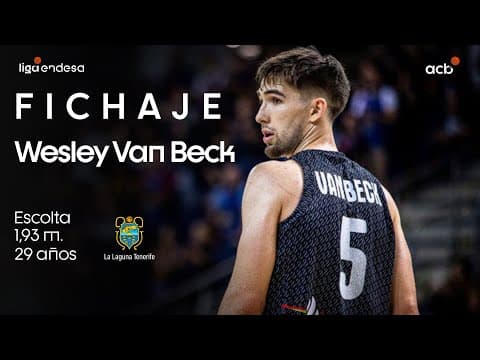 Wesley Van Beck, nuevo fichaje de La Laguna Tenerife