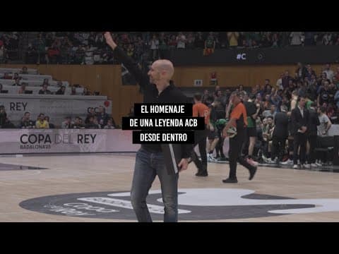 El homenaje de Albert Oliver desde dentro