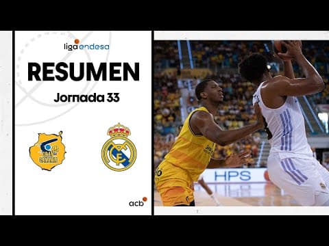 Resumen Gran Canaria 67 - Real Madrid 95 (J33)