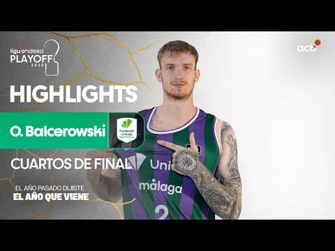 Olek Balcerowski se adueña de la pintura para poner el 1-1