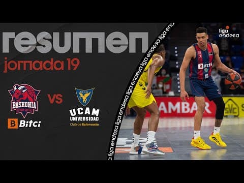 Resumen Bitci Baskonia 93 - UCAM Murcia 83 (J19)