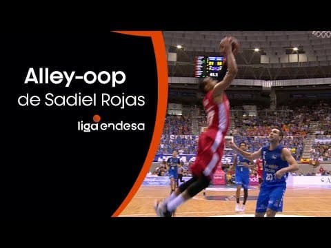 Rojas culmina el alley-oop de Larentzakis