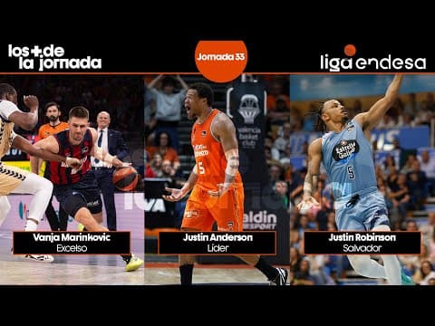 Los Más de la Jornada 33: Vanja Marinkovic, Justin Anderson y Justin Robinson
