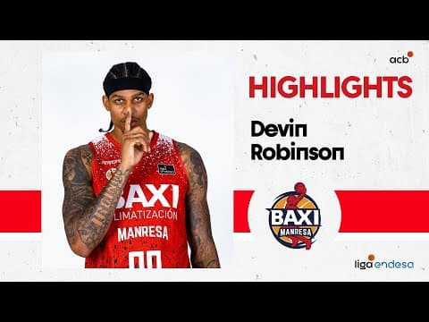 Devin Robinson, otra vez faro manresano