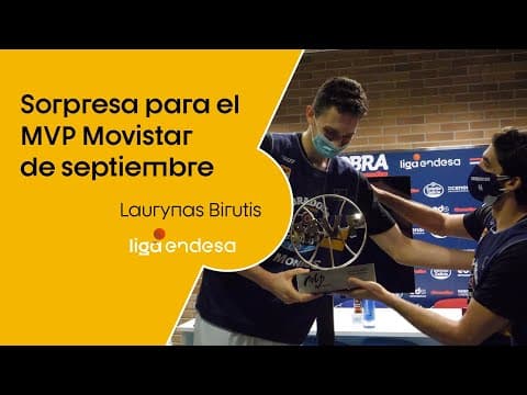 Sorpesa para Birutis con el MVP Movistar de septiembre