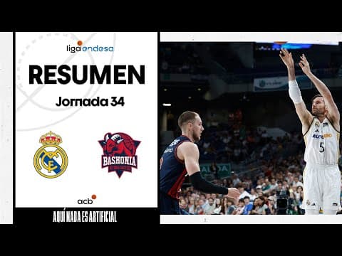 Resumen Real Madrid 106 - Baskonia 100 (J34)