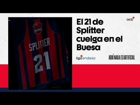 El Buesa Arena se rinde a la leyenda de Splitter
