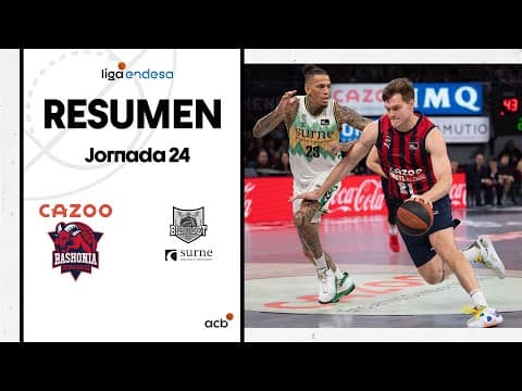 Resumen Cazoo Baskonia 100 - Surne Bilbao Basket 78 (J24)