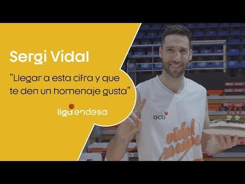 Sergi Vidal celebra el 20° aniversario de su debut