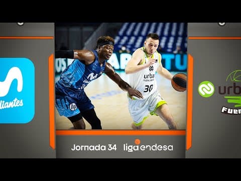 Resumen Movistar Estu 86 - Urbas Fuenla 87 (J34)