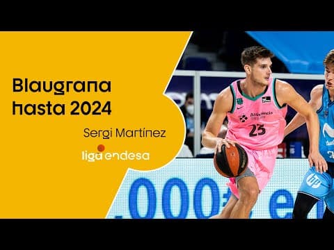 Sergi Martínez renueva con el Barça hasta 2024