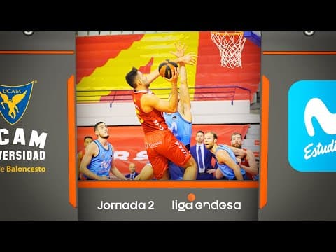 Resumen UCAM Murcia - Movistar Estudiantes (93-80) (J2)
