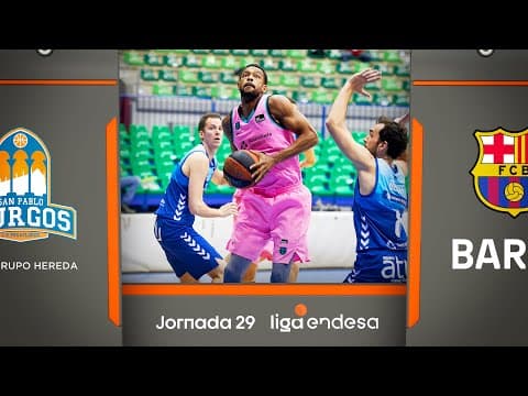 Resumen Hereda San Pablo Burgos 77 - Barça 93 (J29)