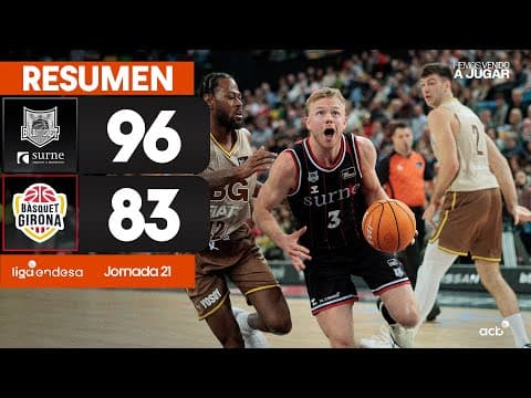 Resumen Surne BB 96 - Bàsquet Girona 83 (J21)