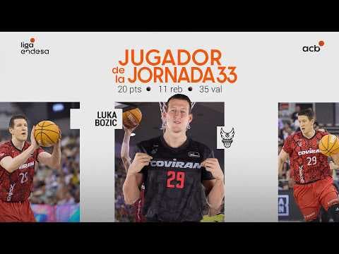 Luka Bozic, Jugador de la Jornada 33 de la Liga Endesa 2025-26