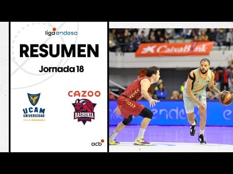 Resumen UCAM Murcia 80 - Cazoo Baskonia 87 (J18)