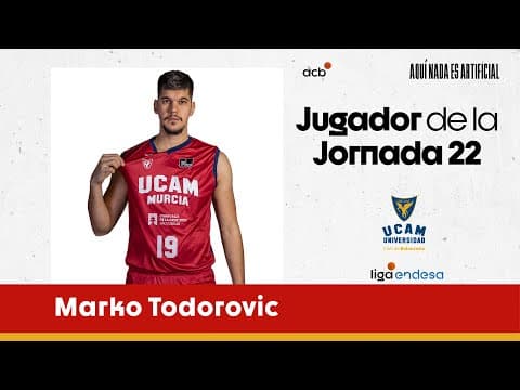 Marko Todorovic, Jugador de la Jornada 22