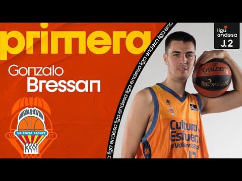 Gonzalo Bressan: primera canasta con Valencia Basket