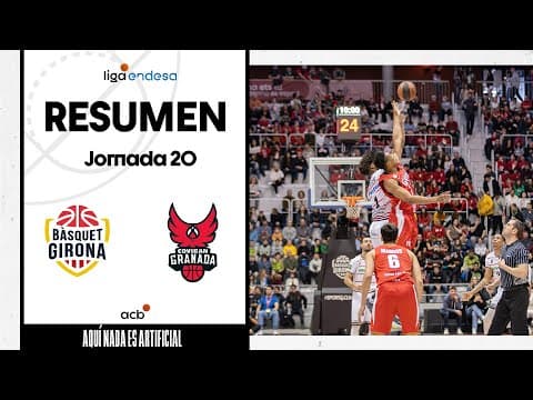 Resumen Bàsquet Girona 80 - Coviran Granada 61 (J20)