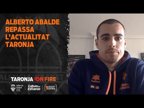 Alberto Abalde repasa la actualidad Taronja