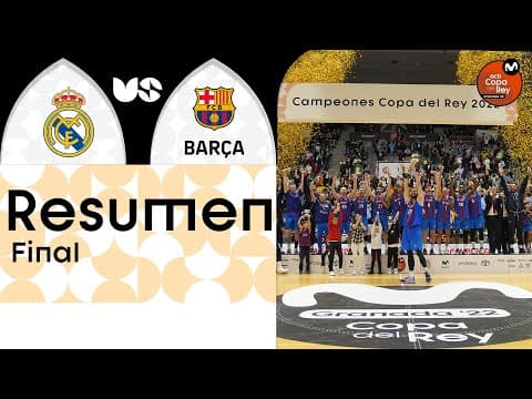 Resumen Real Madrid 59 - Barça 64 (Final)