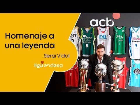 La acb rinde homenaje a Sergi Vidal