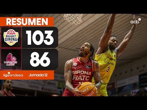 Bàsquet Girona - Hiopos Lleida (103 - 86)